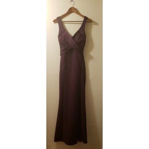 Windsor Dresses - Purple floor length dress with slit Windsor Dresses - Purple floor length dress with slit